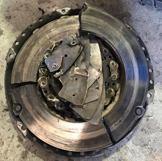 clutch damaged