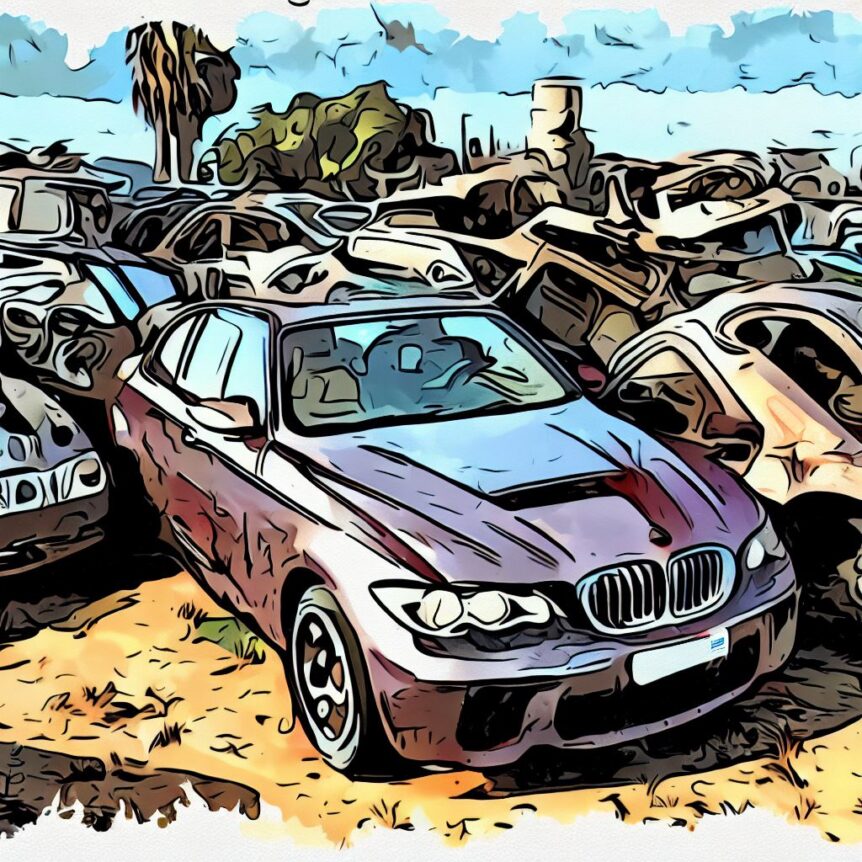 Bmw sales salvage yard