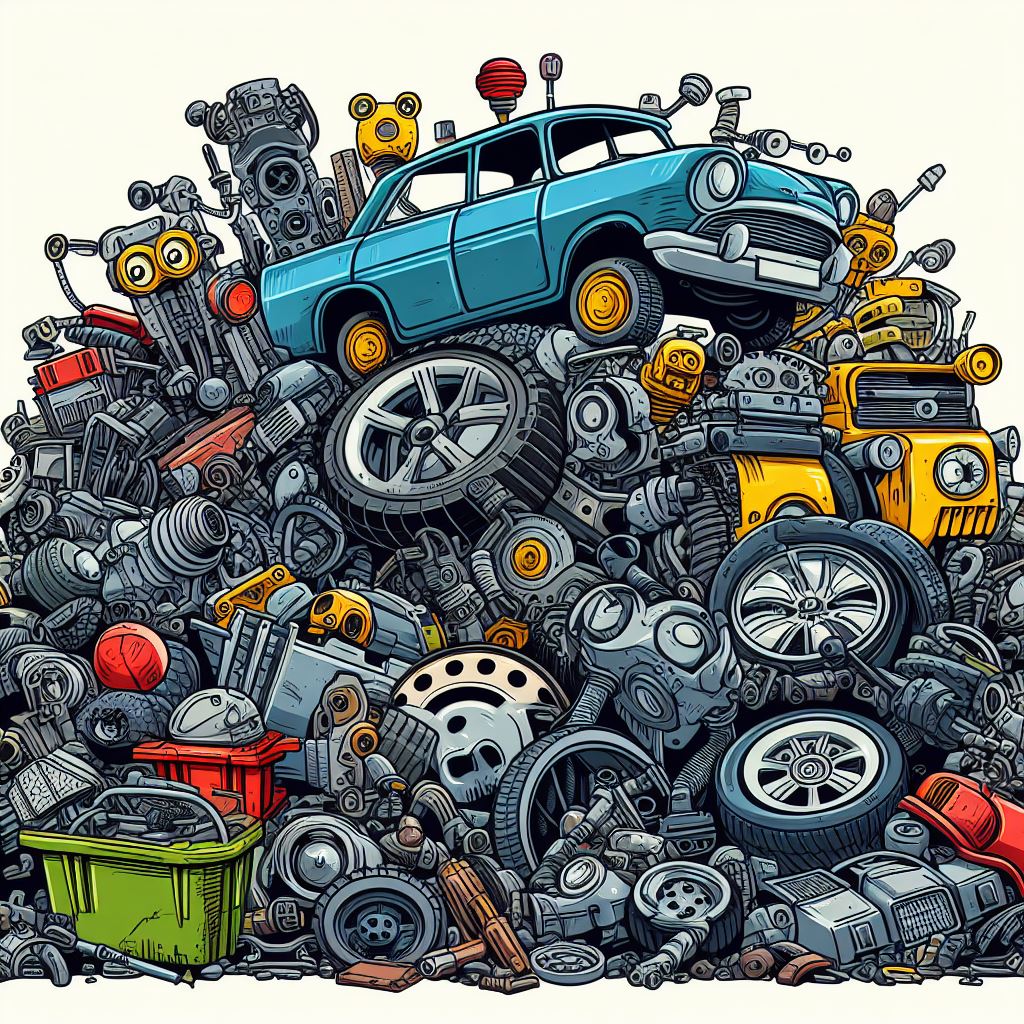 Discover the Hidden Treasures in an Auto Parts Junk Yard