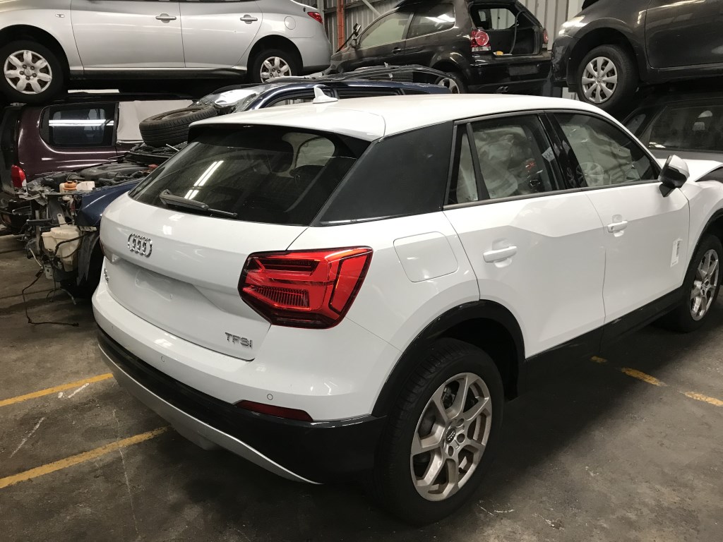 Audi Q2 2018 White Wrecking: High-Quality Parts Available