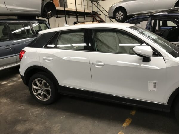 Audi Q2 White Now Wrecking