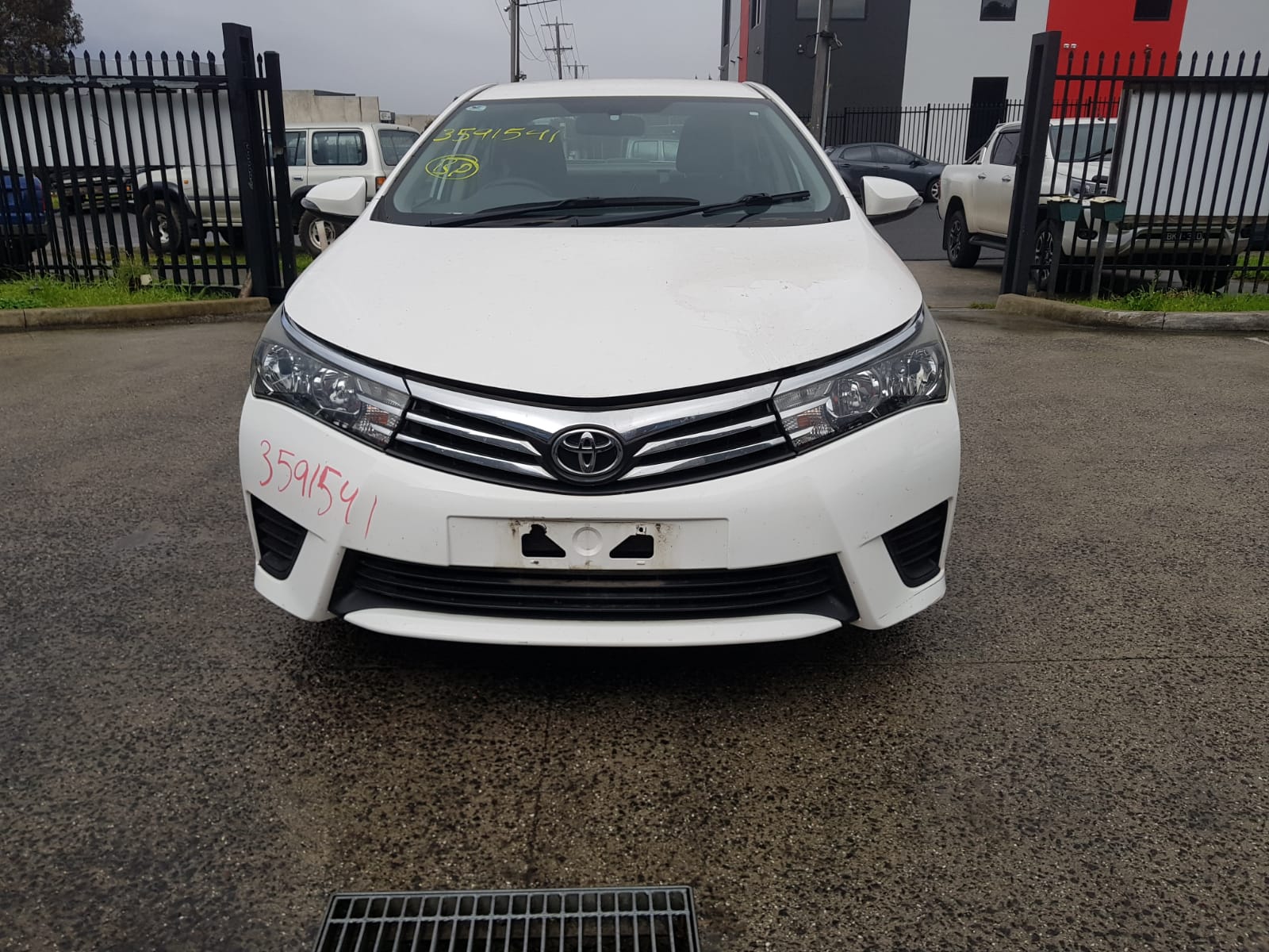 Toyota Corolla 2016 White Wrecking
