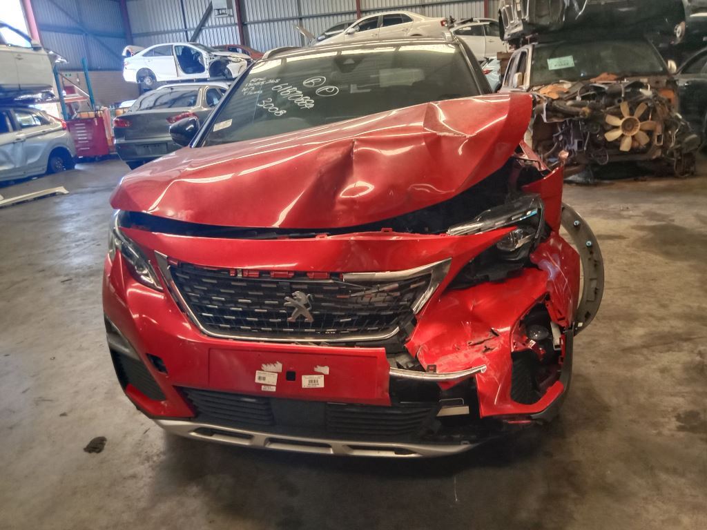 Peugeot 3008 2017 Red Wrecking