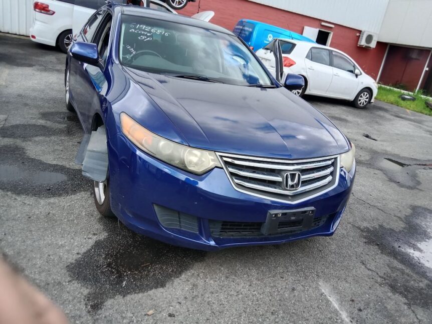 Honda Accord 2008 Blue Wrecking