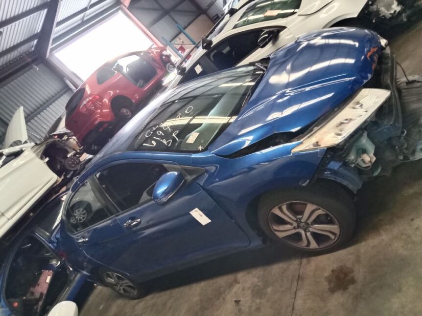 Honda City 2016 Blue Wrecking