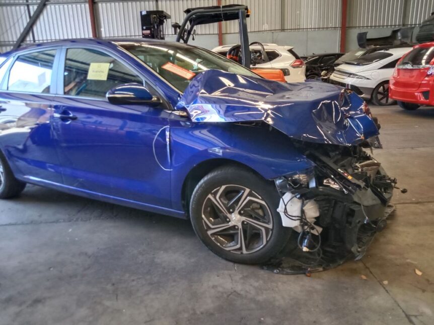 Hyundai i30 2022 Blue Wrecking