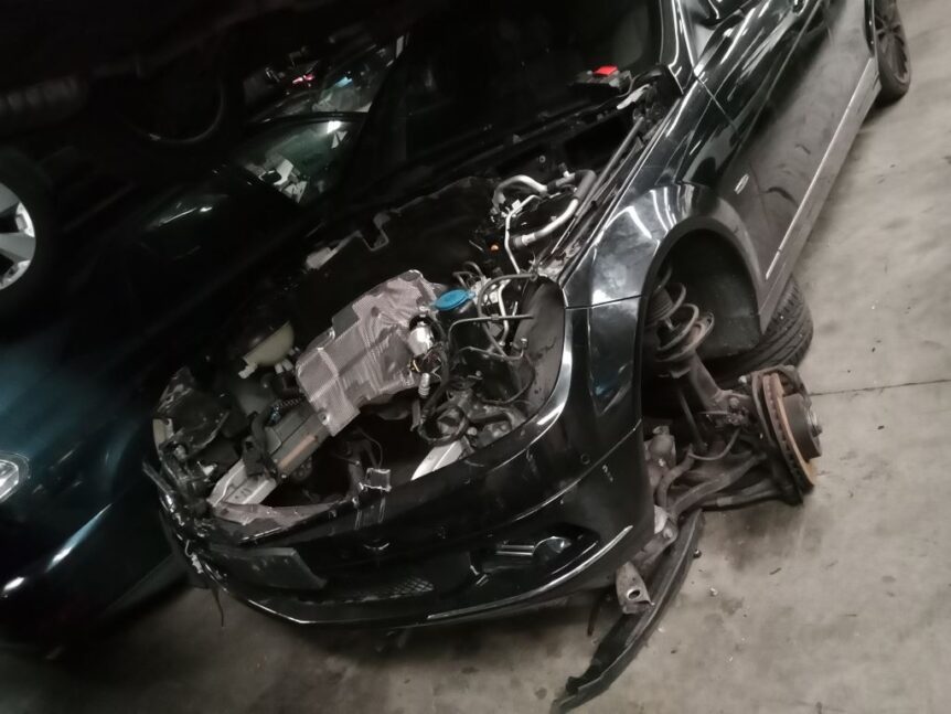 Mercedes-Benz C200 C-Class 2008 Black Wrecking