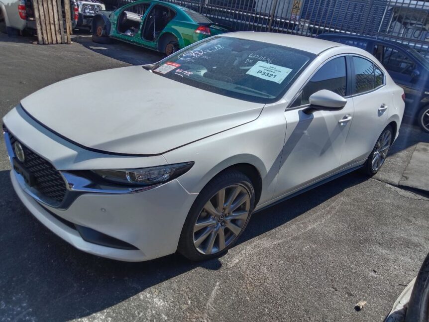 Mazda 3 2020 White Wrecking