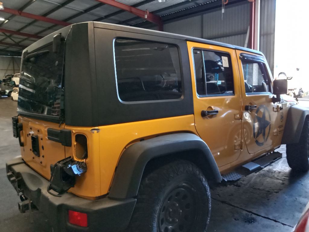 Jeep Wrangler 2007 yellow Wrecking