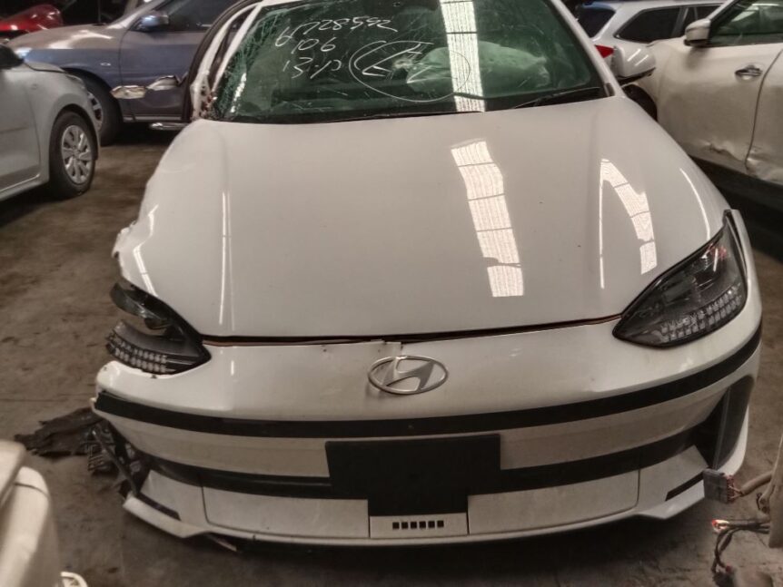 Hyundai IONIQ 6 hybrid 2023 White Wrecking