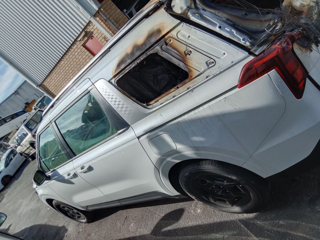 Kia carnival 2025 White Wrecking