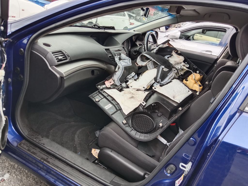 Honda Accord 2008 Blue Wrecking