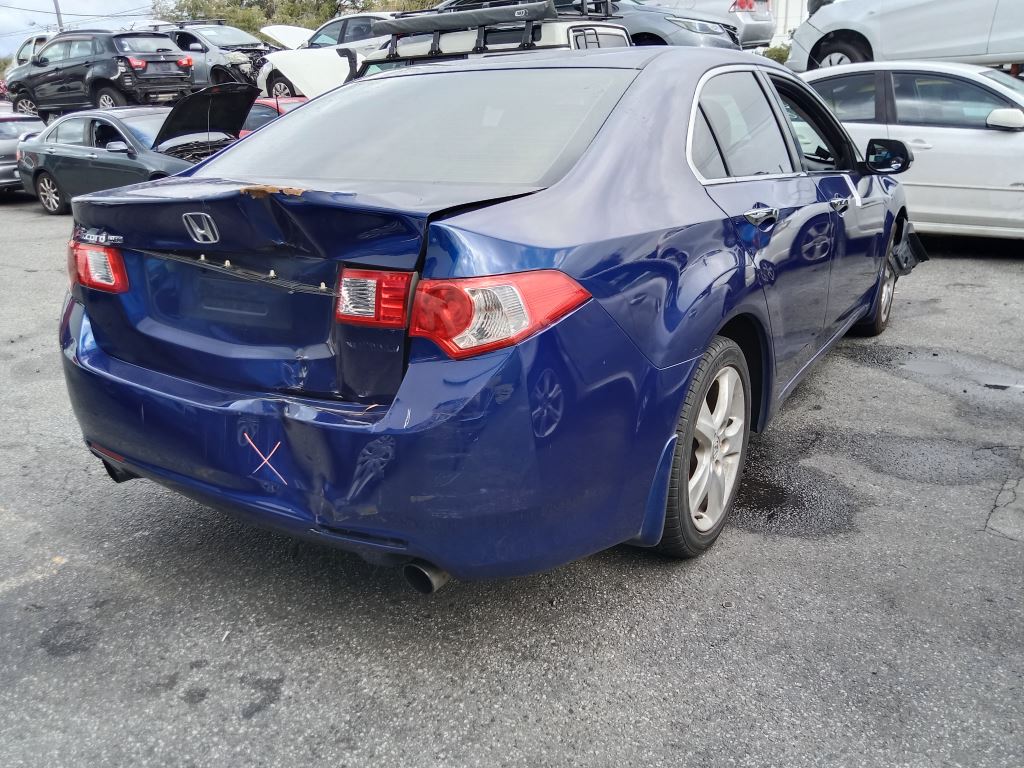 Honda Accord 2008 Blue Wrecking