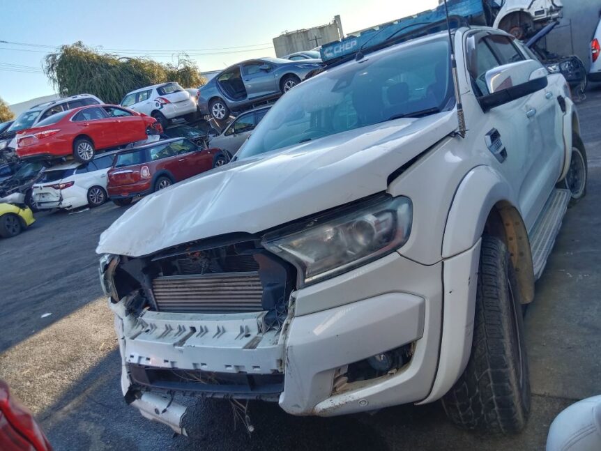 Ford Ranger 2016 White Wrecking