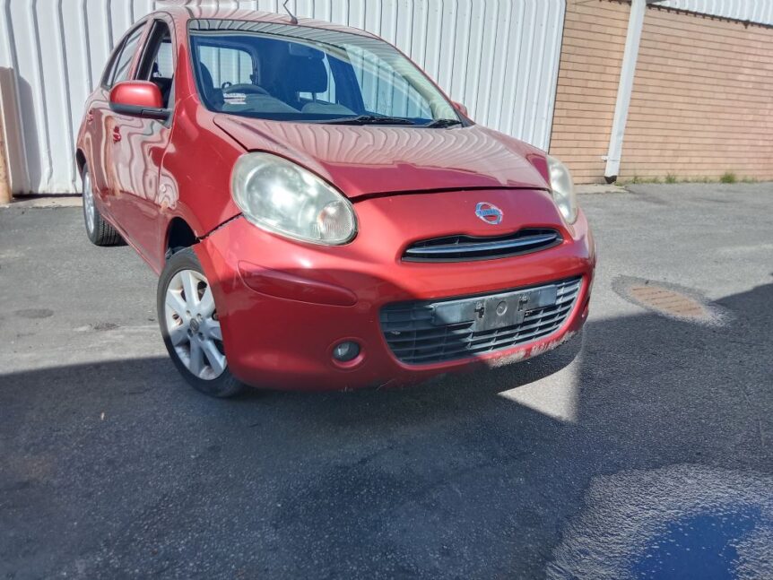 Nissan Micra 2013 Red Wrecking