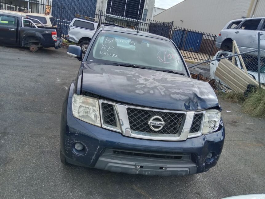 Nissan Navara 2012 Blue Wrecking