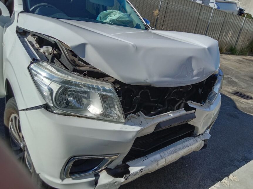 Nissan Navara 2016 White Wrecking