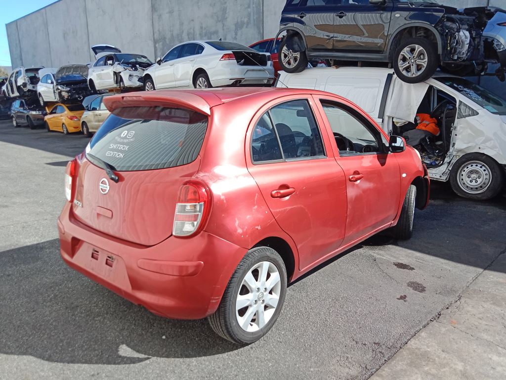 Nissan Micra 2013 Red Wrecking
