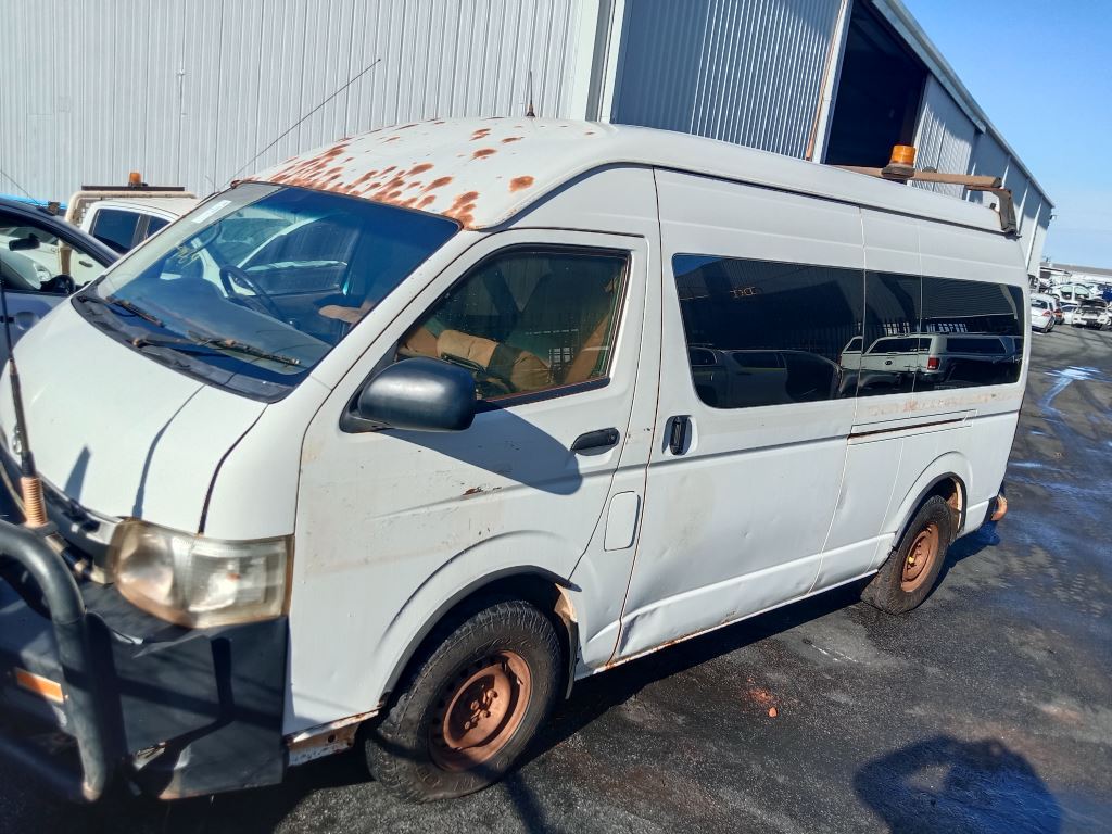 Toyota Hiace 2013 White Wrecking