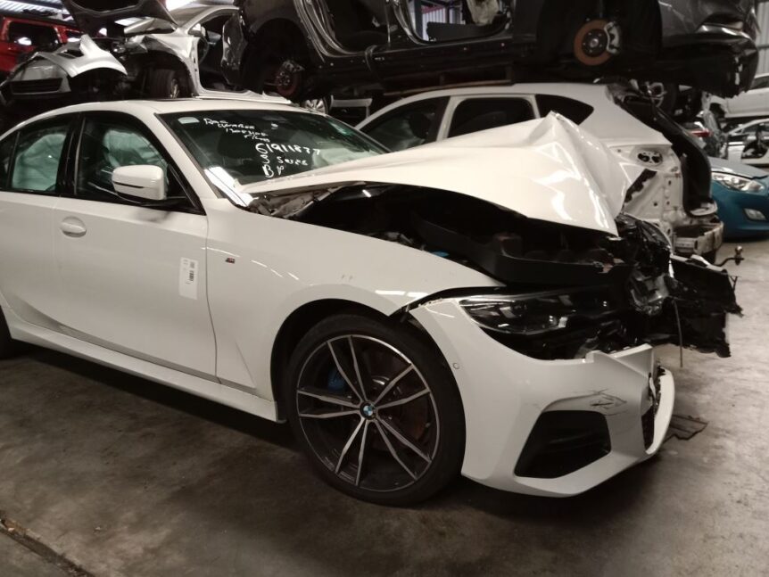 BMW 3 Series G20 2019 White Wrecking