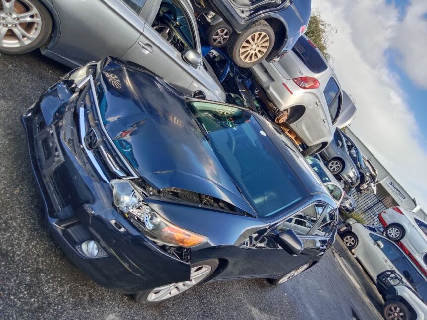 Honda Accord Euro 2008 Black Wrecking