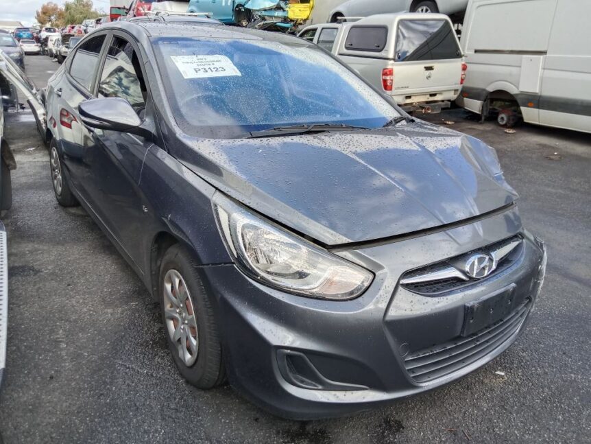 Hyundai Accent 2013 Grey Wrecking