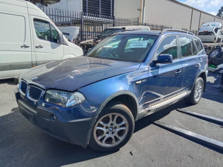 BMW X3 2004 Blue Wrecking