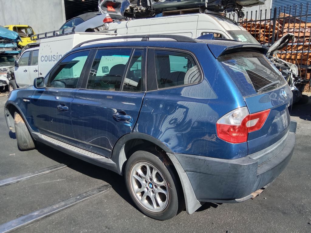 BMW X3 2004 Blue Wrecking