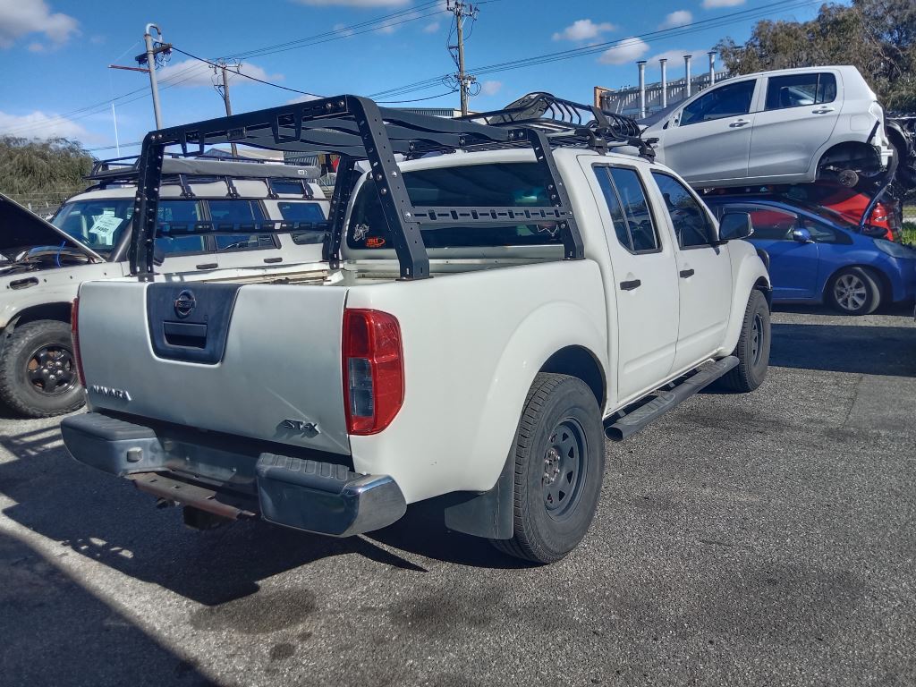 Nissan Navara 2009 White Wrecking