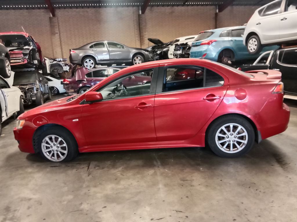 Mitsubishi Lancer 2010 Red Wrecking
