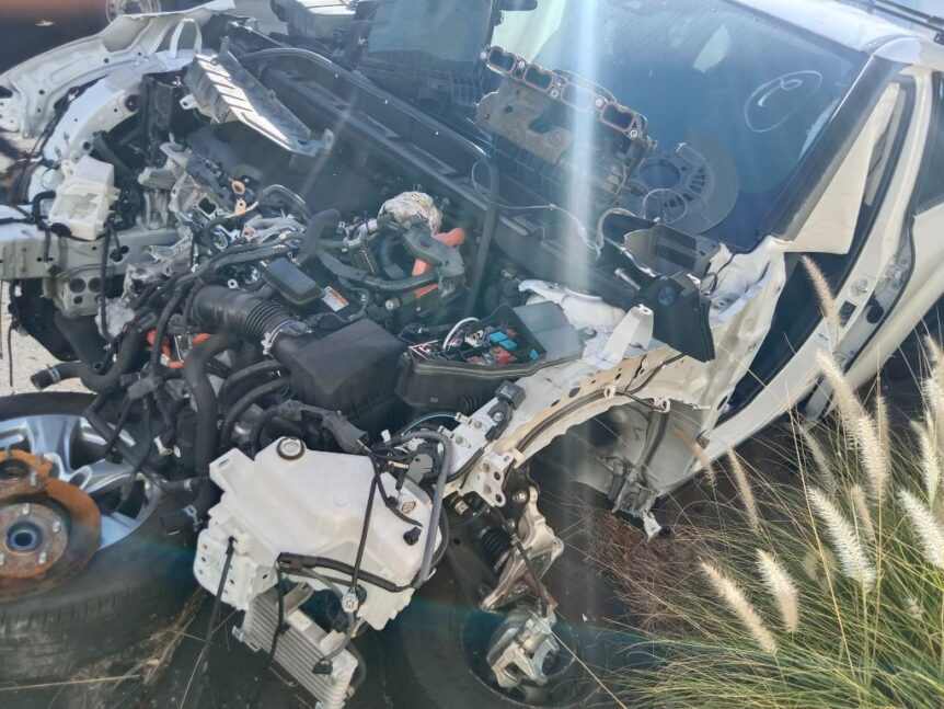 Toyota Kluger 2021 hybrid White Wrecking