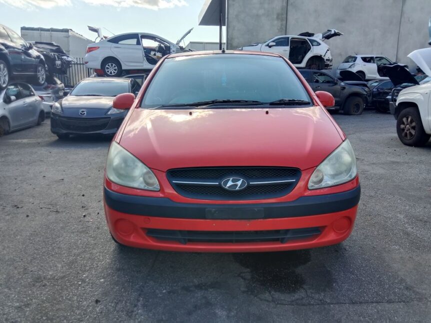 Hyundai Getz 2010 Red Wrecking