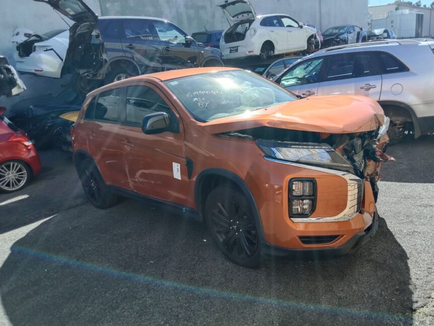 Mitsubishi ASX 2020 Orange Wrecking