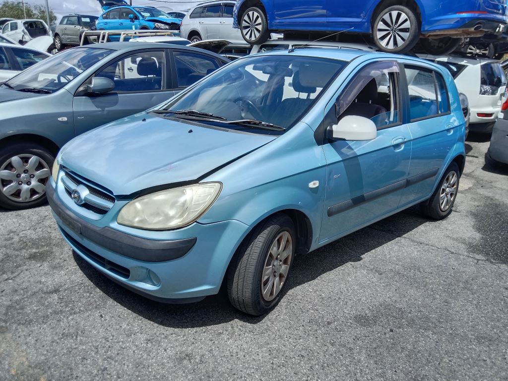 Hyundai Getz 2007 Blue Wrecking