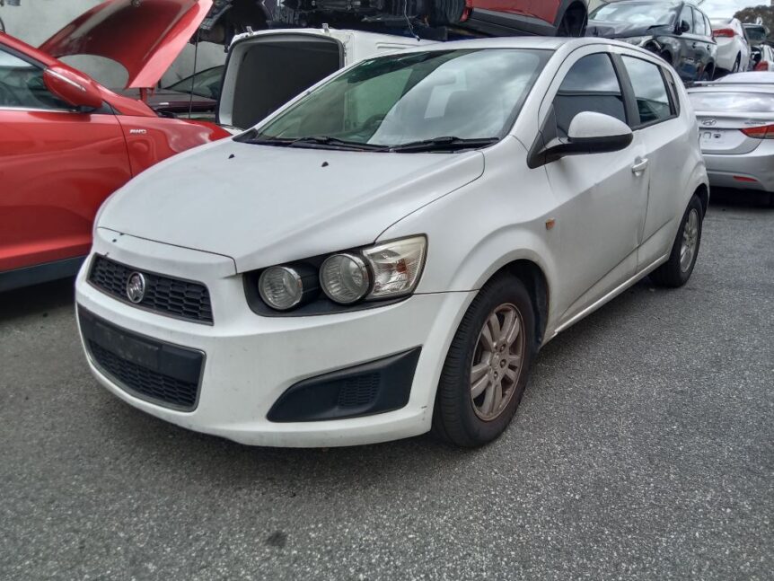 Holden Barina 2013 White Wrecking