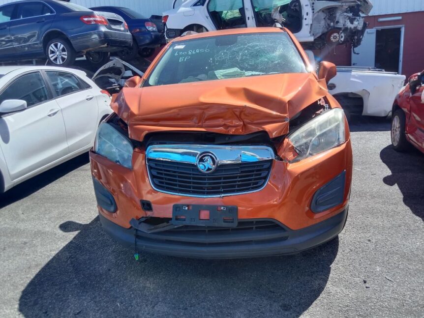 Holden Trax 2014 orange Wrecking