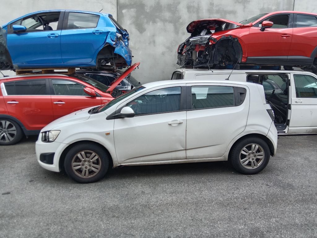 Holden Barina 2013 White Wrecking