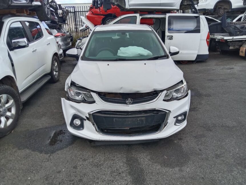Holden Barina 2017 White Wrecking