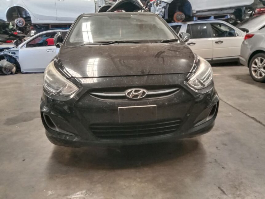 Hyundai accent 2016 Black Wrecking