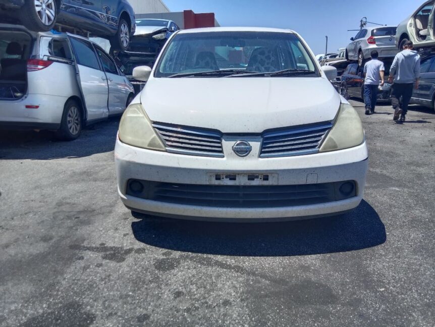 Nissan Tiida 2009 White Wrecking