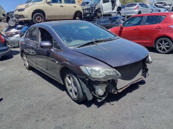 Honda Civic 2007 Maroon Wrecking