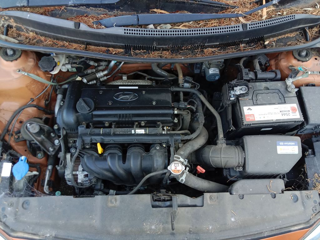 Hyundai accent 2015 orange Wrecking