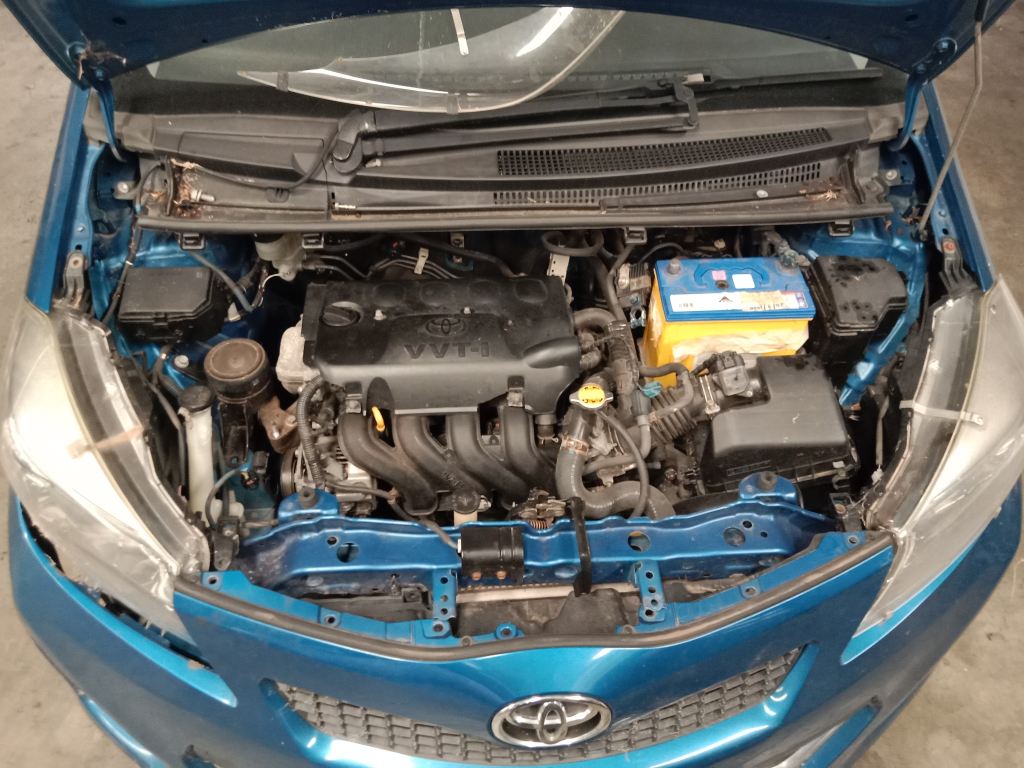 Toyota Yaris 2011 Blue Wrecking
