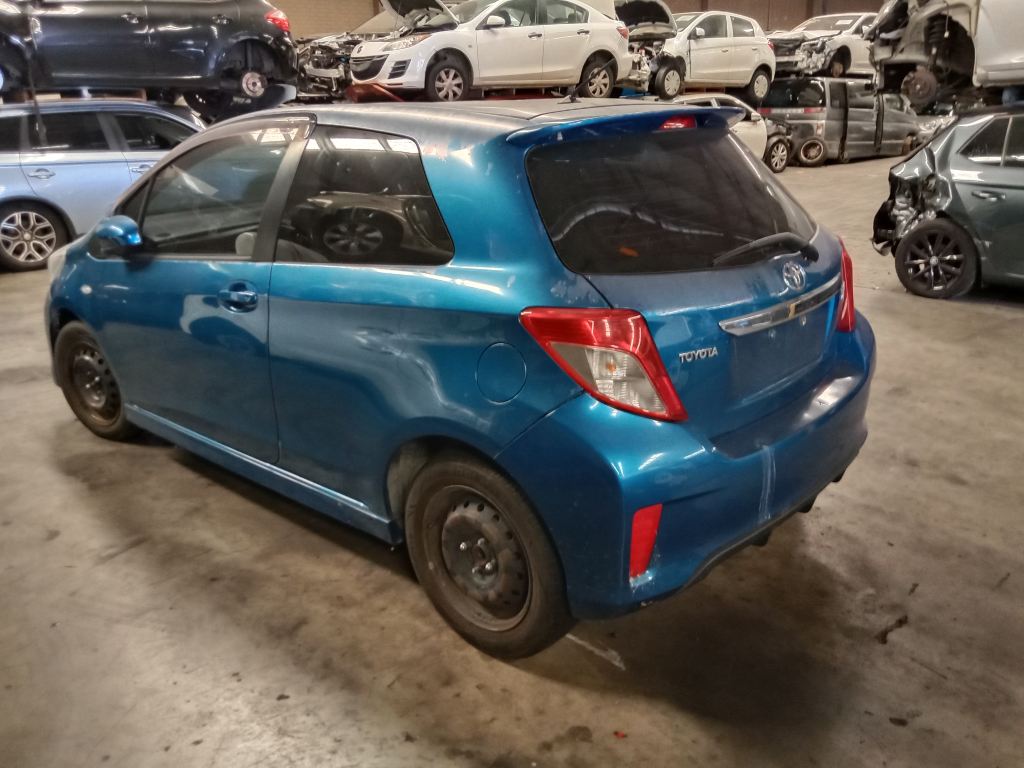Toyota Yaris 2011 Blue Wrecking