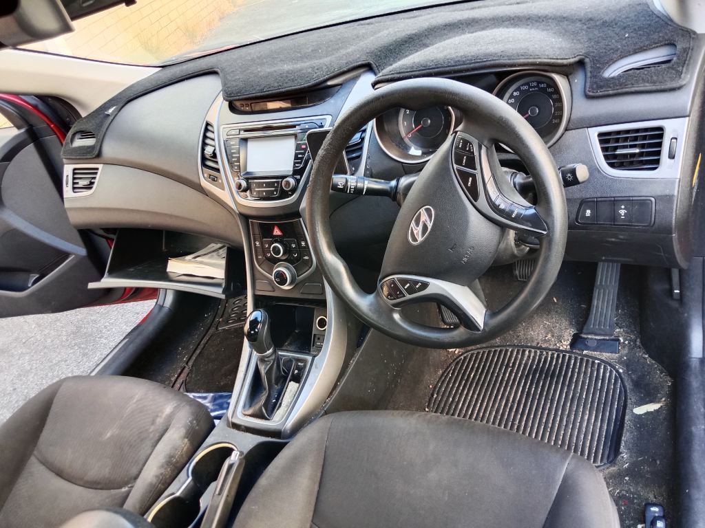 Hyundai Elantra 2015 Red Wrecking