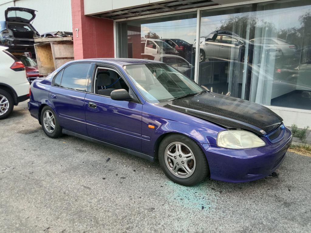 honda civic 2000 blue wrecking