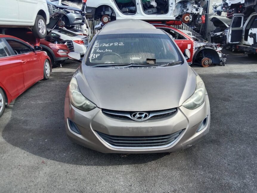 Hyundai Elantra 2012 Grey Wrecking