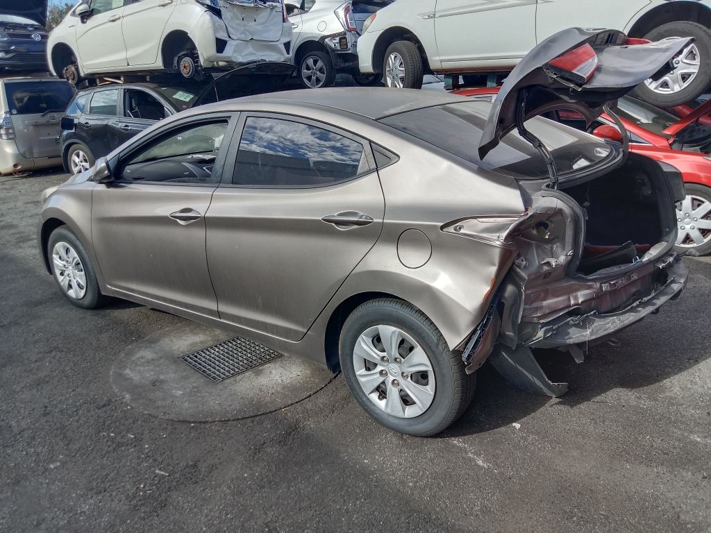 Hyundai Elantra 2012 Grey Wrecking
