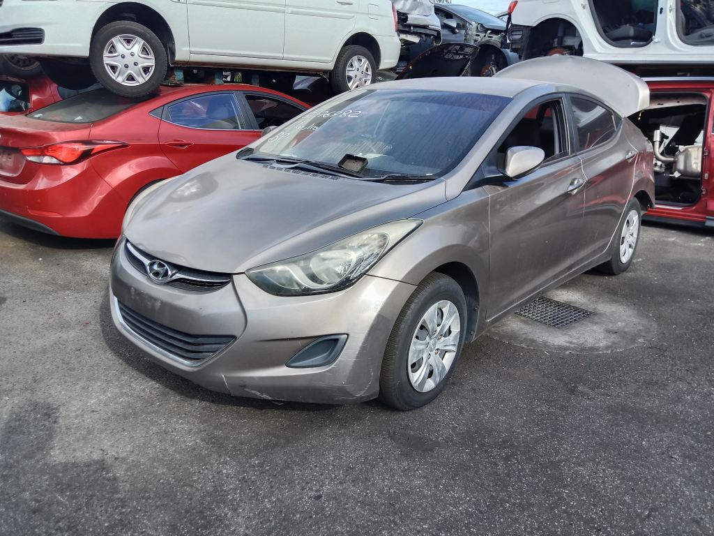 Hyundai Elantra 2012 Grey Wrecking