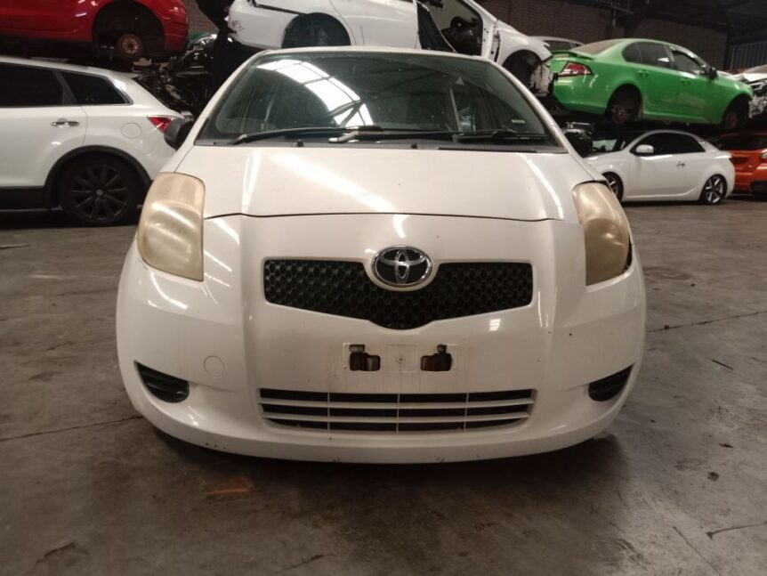 Toyota Yaris 2006 White Wrecking